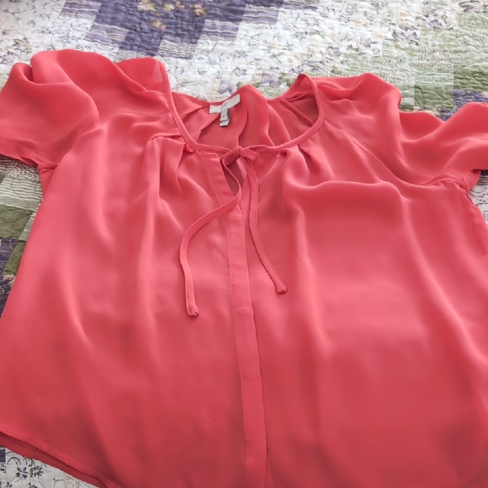 Women's Coral Blouse